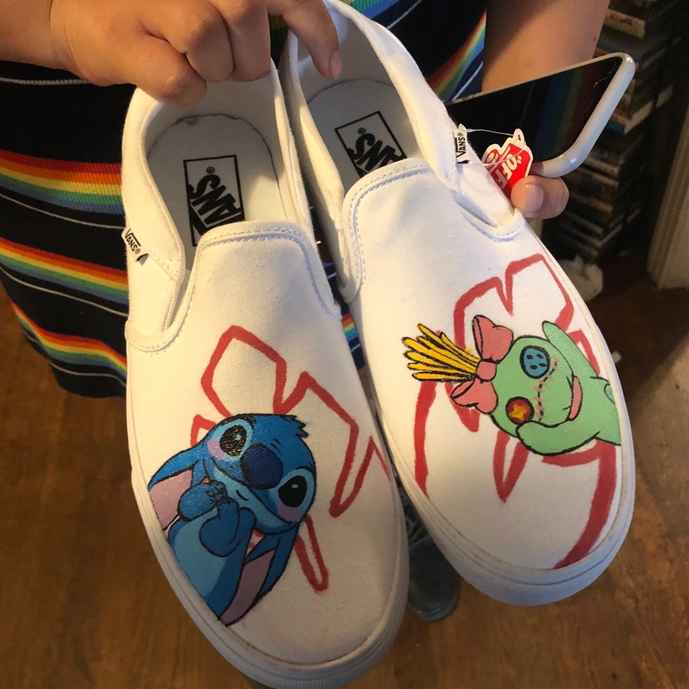 Lilo and Stitch Custom Vans